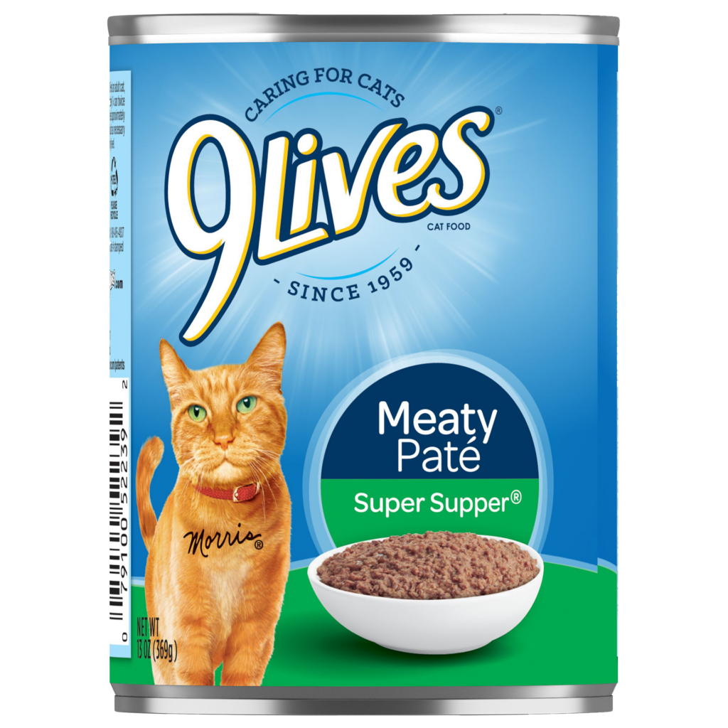9Lives Meaty Pate Super Supper Wet Cat Food Large Can