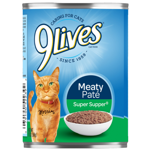 9Lives Meaty Pate Super Supper Wet Cat Food Large Can