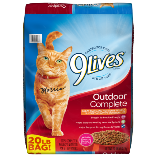 9Lives Outdoor Complete Dry Cat Food 20LB