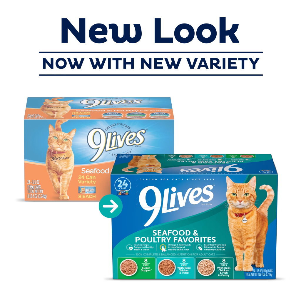 New Look Seafood & Poultry Favorites Wet Cat Food Variety Pack